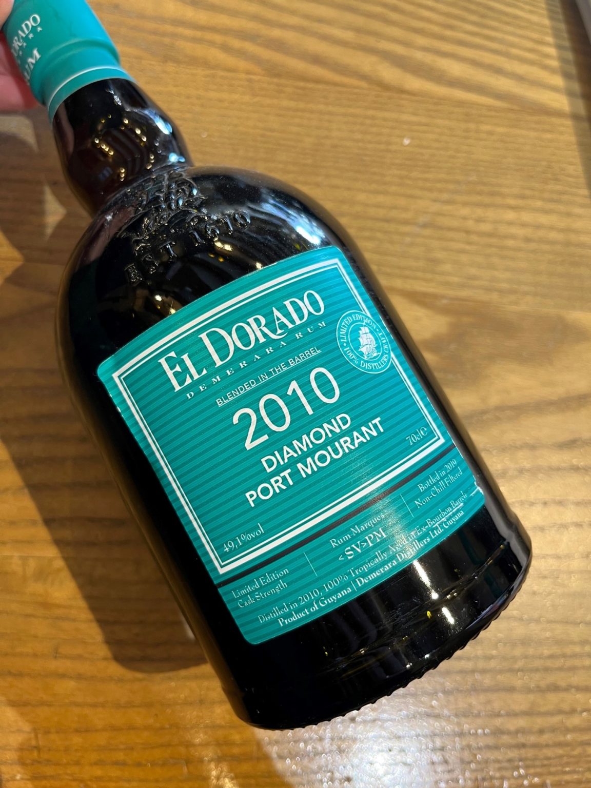 Rhum El Dorado 2010 Diamond Port Mourant - Guyana