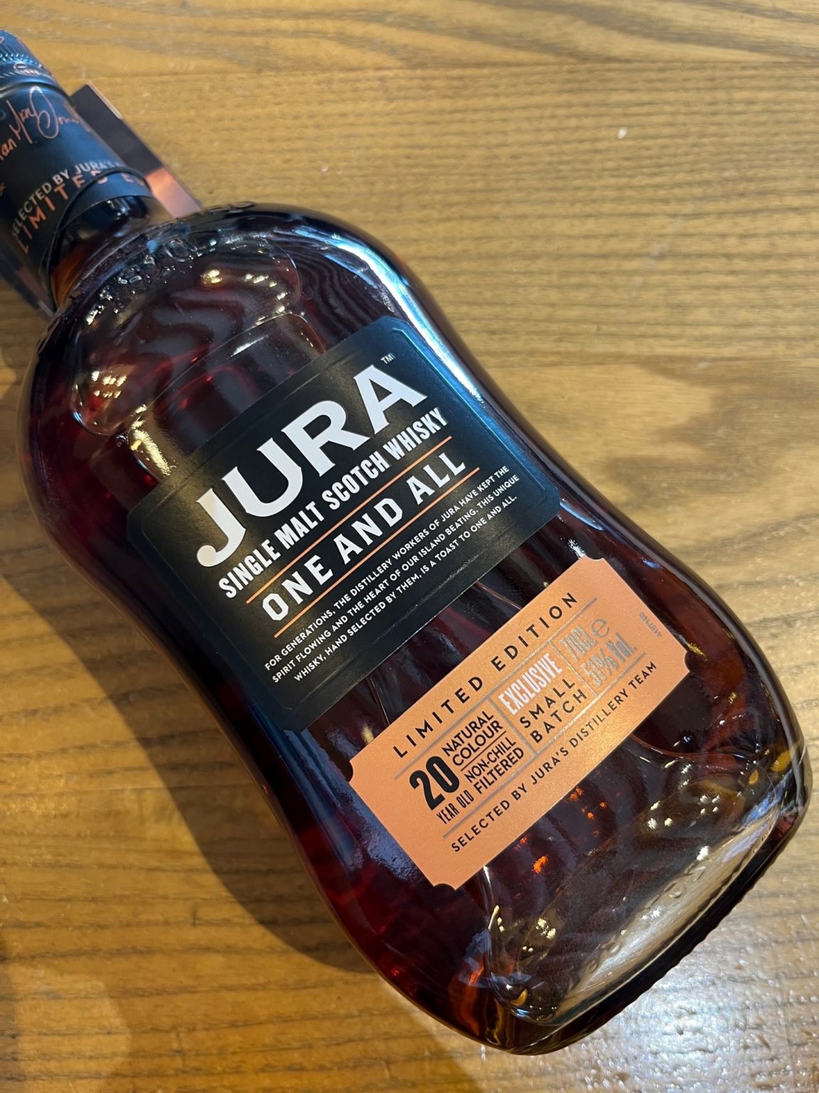 Whisky Isle of Jura 20 ans One and All - Ecosse