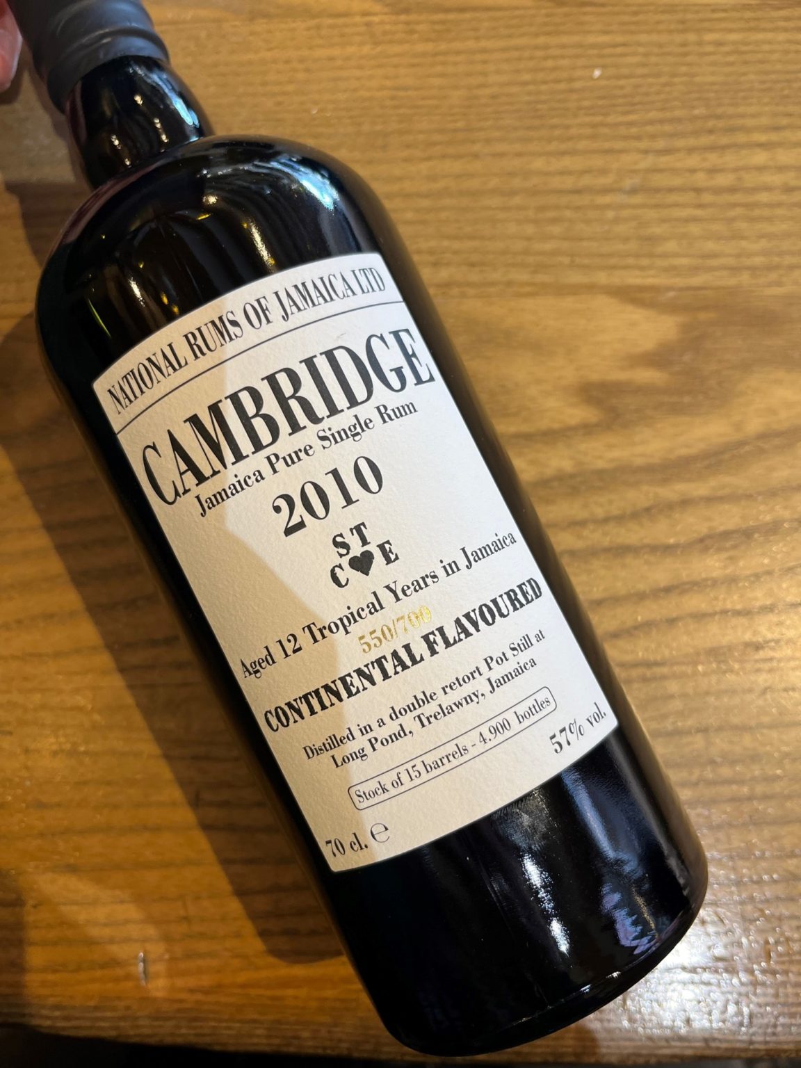 Rhum Long Pond 12 ans 2010 STCE - Jamaique