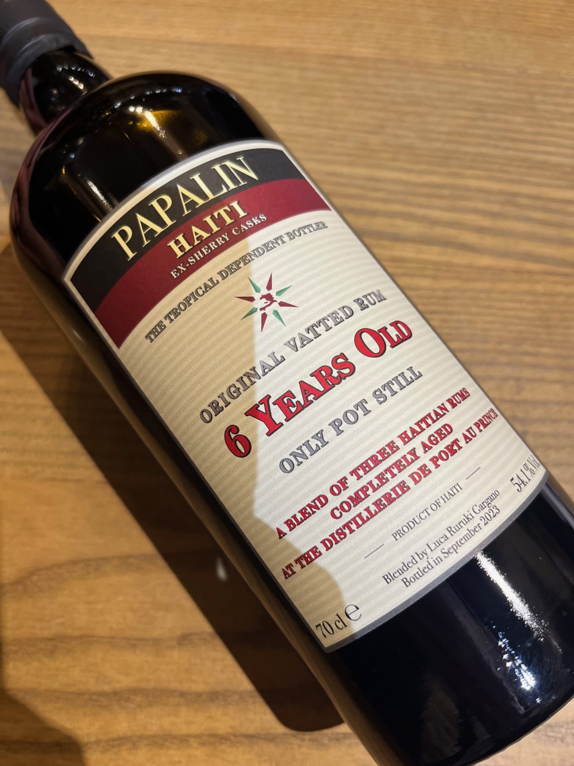 Rhum Papalin Haiti 6 ans Ex Sherry Cask